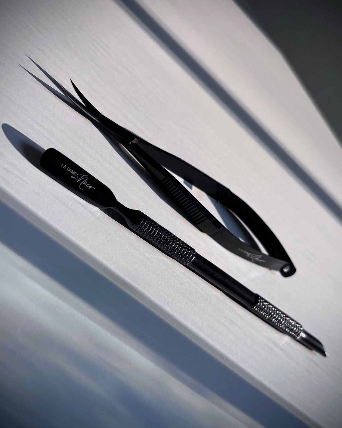 PRO SET CUTICLE PUSHER AND FLEXI SCISSORS - LDEN 