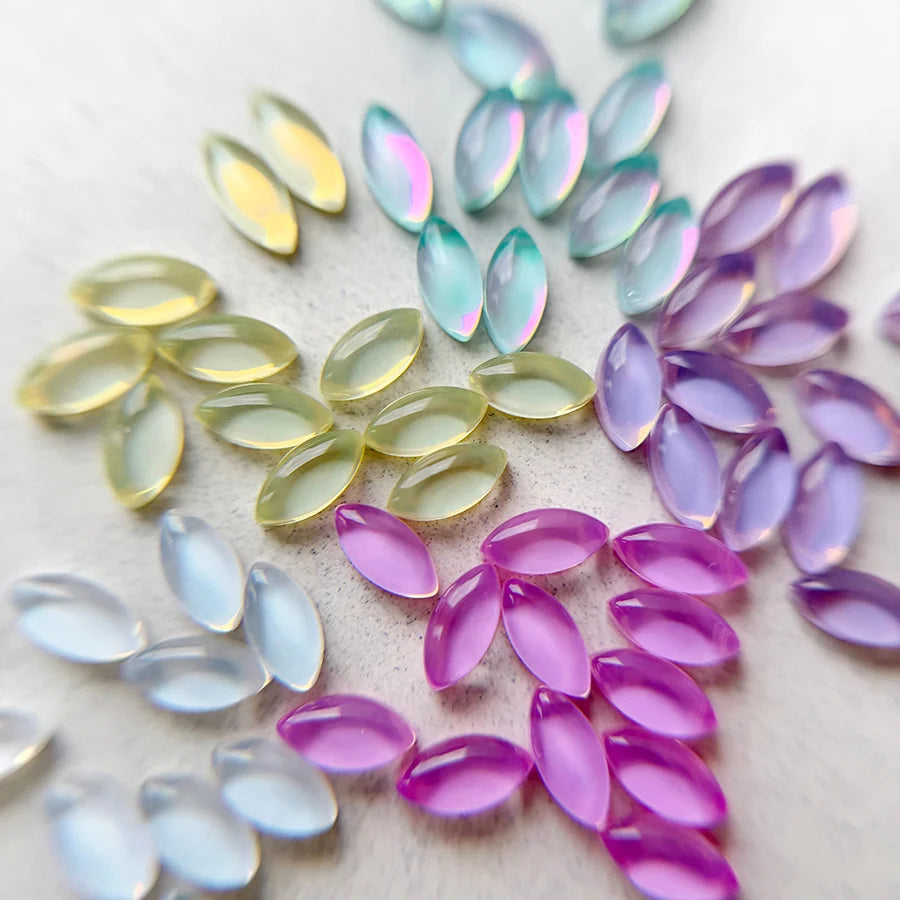 BIJOUX DE VERRE MINI | 5 COULEURS - MEM