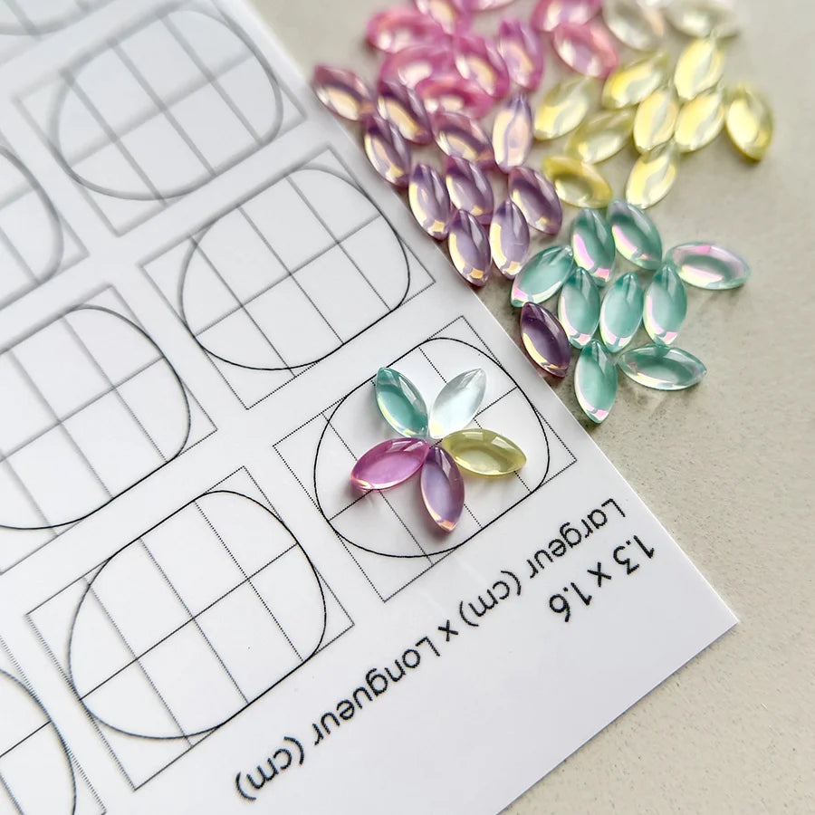 BIJOUX DE VERRE MINI | 5 COULEURS - MEM