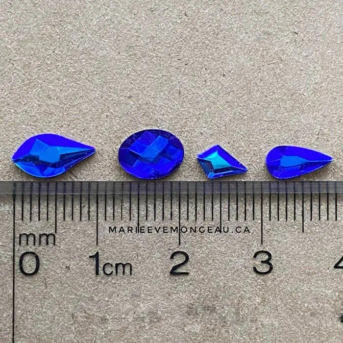 DIAMANTS FORMES | BLEU ÉLECTRIQUE - MEM