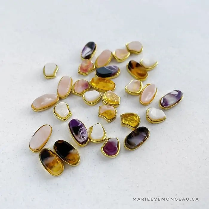 METAL JEWELRY | GOLD GEM SET - MEM 