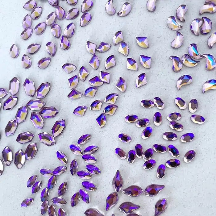 SHAPED DIAMONDS | PURPLE SKY - SMALL ASYMMETRICAL DIAMOND - MARIE-ÉVE MONGEAU