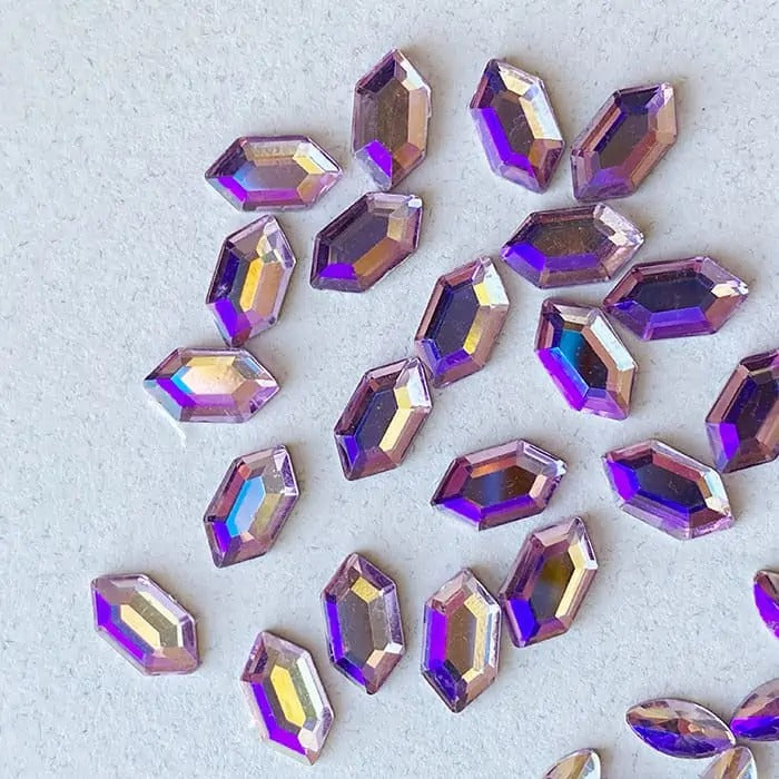 SHAPED DIAMONDS | PURPLE SKY - SMALL ASYMMETRICAL DIAMOND - MARIE-ÉVE MONGEAU