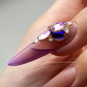 SHAPED DIAMONDS | PURPLE SKY - SMALL ASYMMETRICAL DIAMOND - MARIE-ÉVE MONGEAU