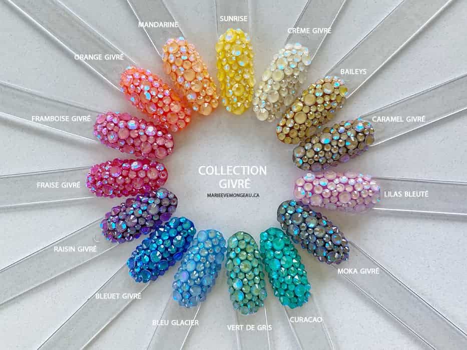 DIAMANTS COLLECTION GIVRÉ | 15 COULEURS - MEM