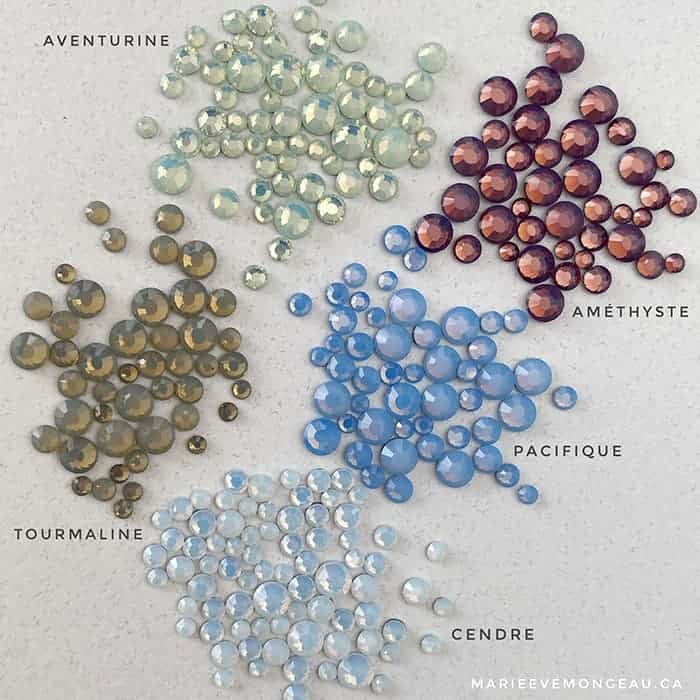DIAMANTS COLLECTION PERLÉ | 5 COULEURS - MEM