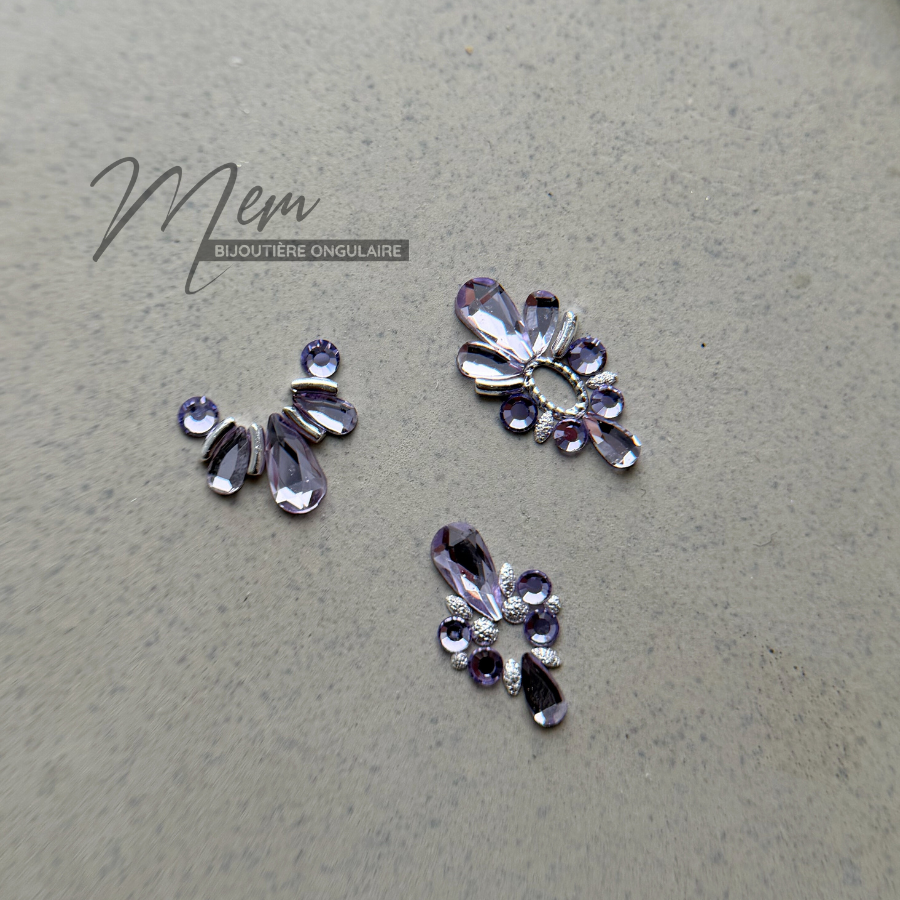 DIAMOND SHAPES | LIGHT LILAC DROP - MEM