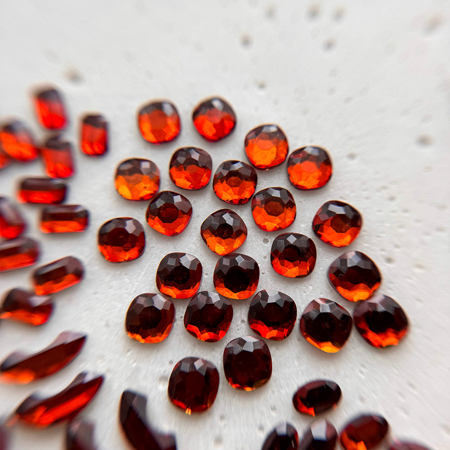 ENSEMBLE COMPLET | DIAMANTS FORMES | ROUILLE - MEM