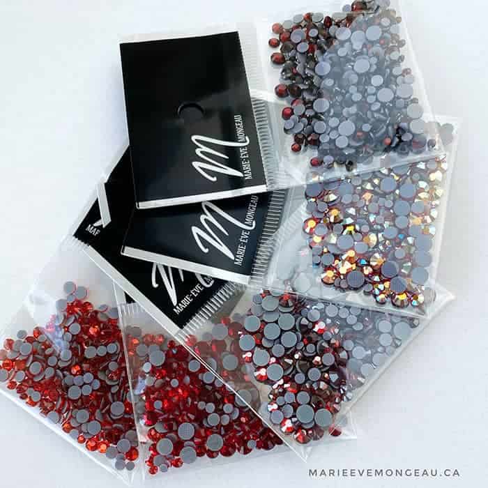 DIAMANTS ROUGE PASSION | 5 COULEURS - MEM