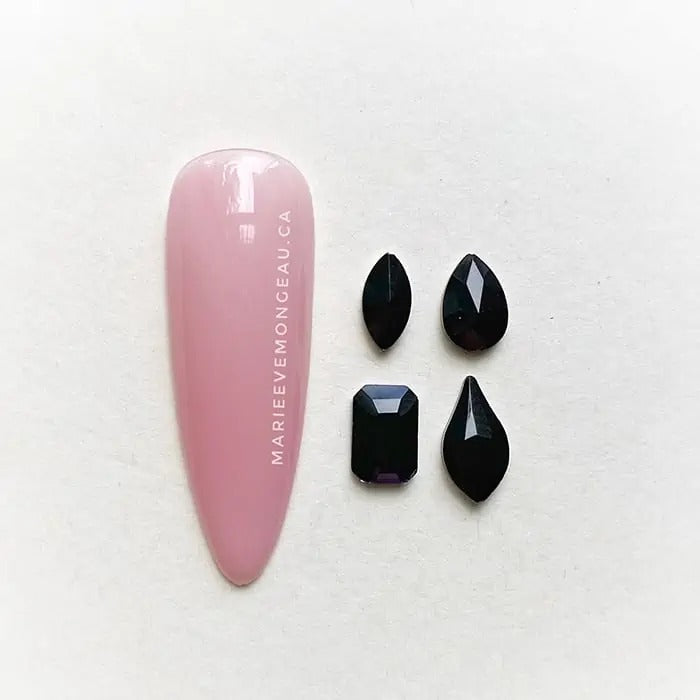 DIAMANTS FORMES | SATIN NOIR - MEM