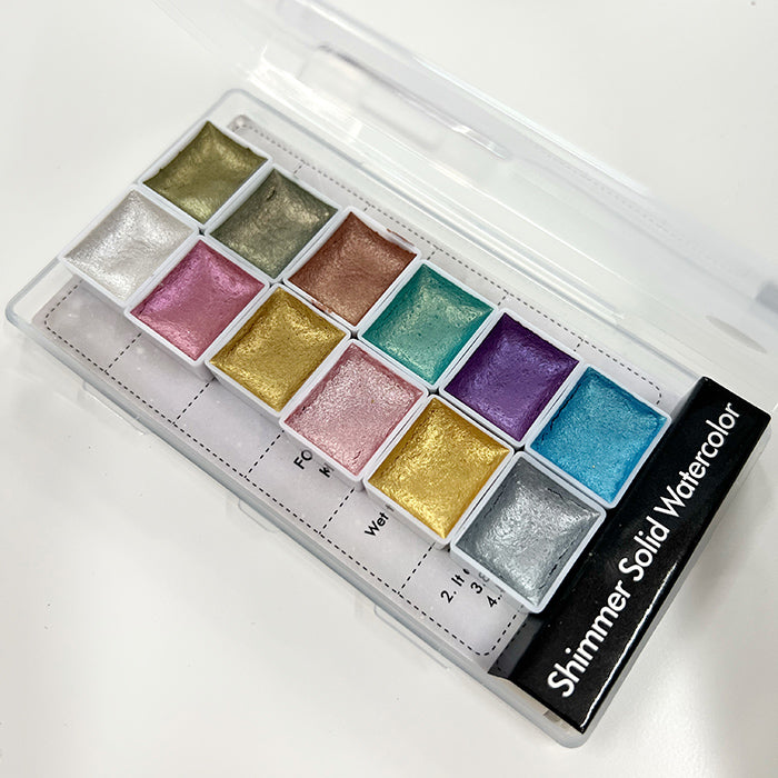 AQUARELLE MÉTALLIQUE 12 PCS | MEM