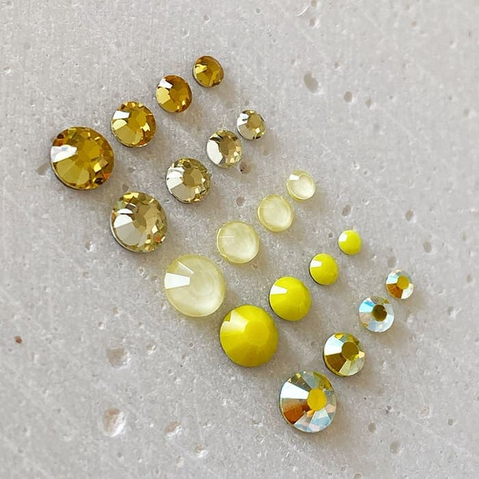 COMPLETE SET | YELLOW GLOW COLLECTION DIAMONDS - MEM