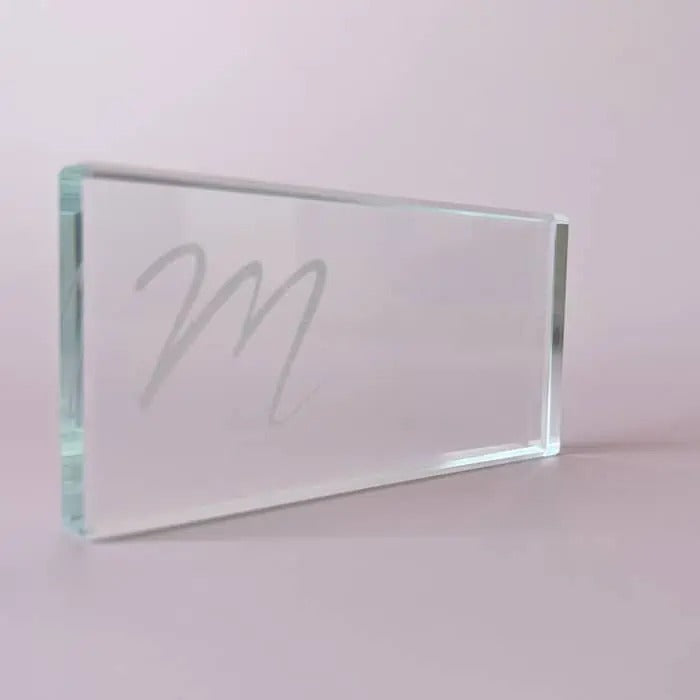 PLAQUE DE VERRE - MEM