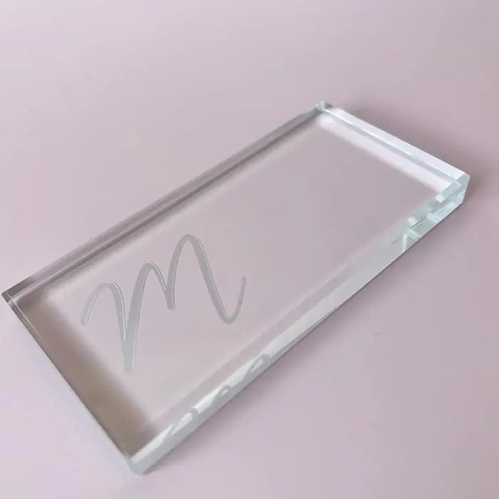 PLAQUE DE VERRE - MEM