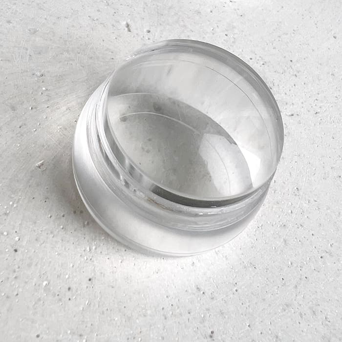 TAMPON EN SILICONE TRANSPARENT - MEM