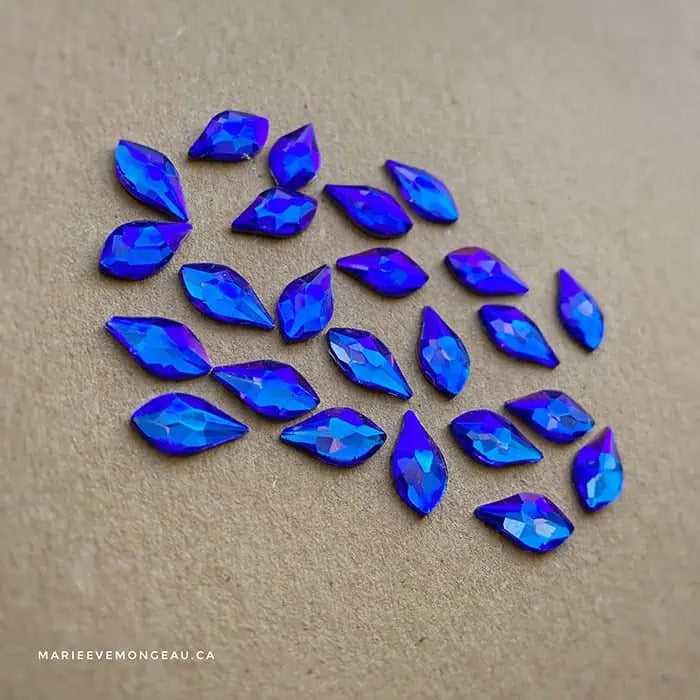 DIAMANTS FORMES | BLEU ÉLECTRIQUE - MEM