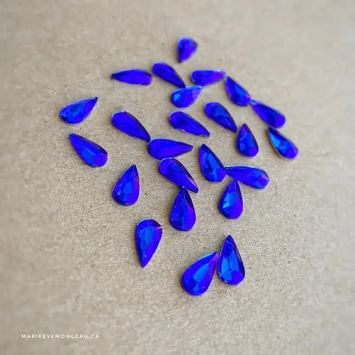 DIAMANTS FORMES | BLEU ÉLECTRIQUE - MEM