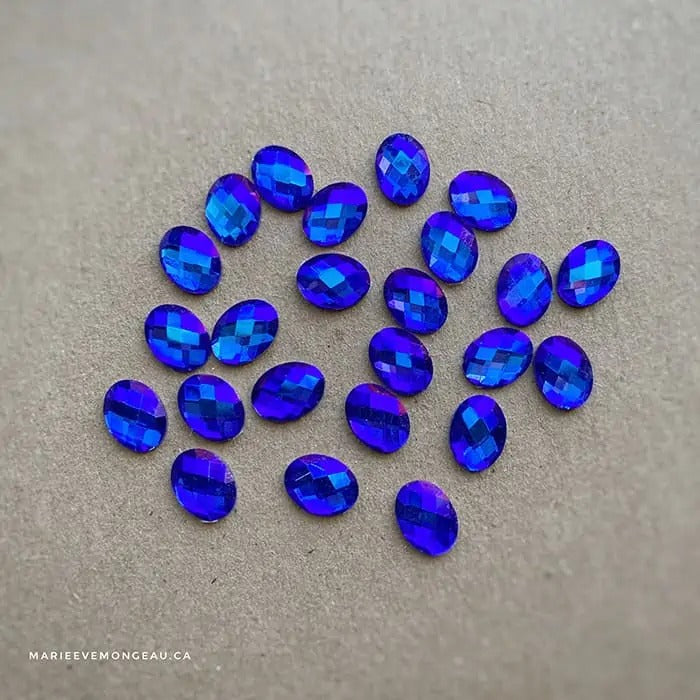DIAMANTS FORMES | BLEU ÉLECTRIQUE - MEM