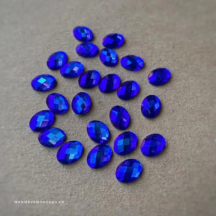 DIAMANTS FORMES | BLEU ÉLECTRIQUE - MEM