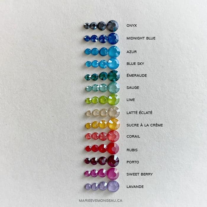 ENSEMBLE COMPLET | DIAMANTS COLLECTION CRISTAL LUSTRE - MEM
