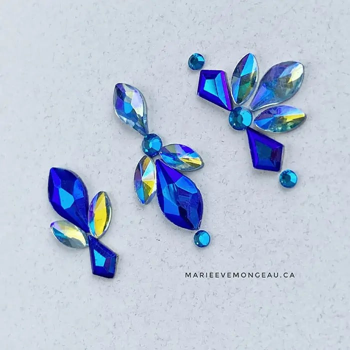 DIAMANTS FORMES | BLEU ÉLECTRIQUE - MEM