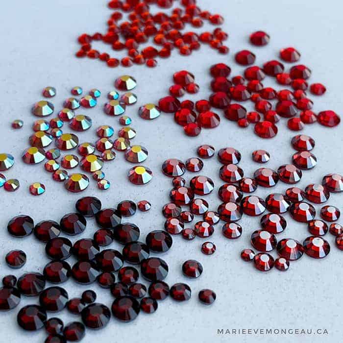 DIAMANTS ROUGE PASSION | 5 COULEURS - MEM