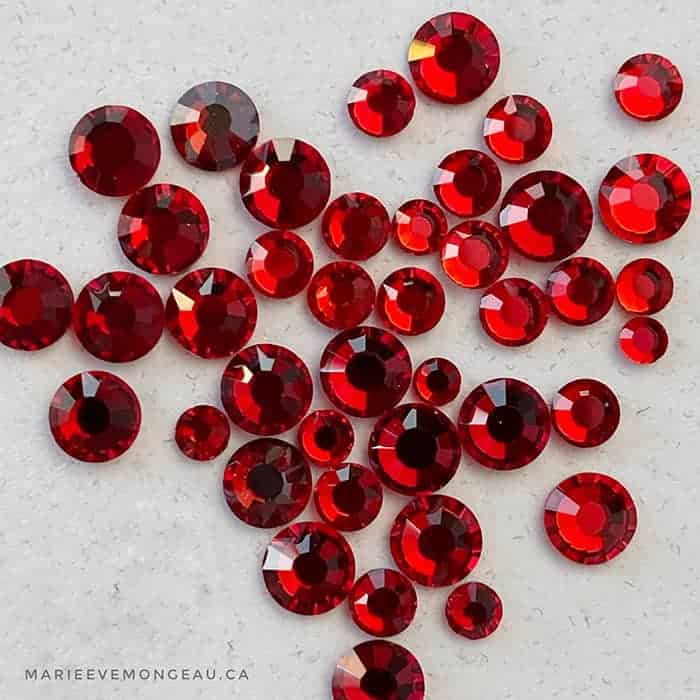 DIAMANTS ROUGE PASSION | 5 COULEURS - MEM