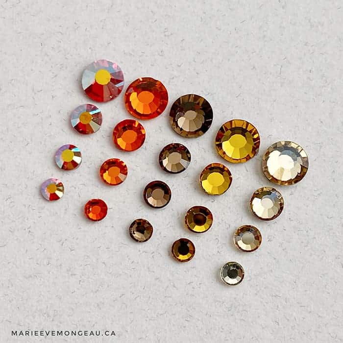ENSEMBLE COMPLET | DIAMANTS COLLECTION SAVEURS D'AUTOMNE - MEM