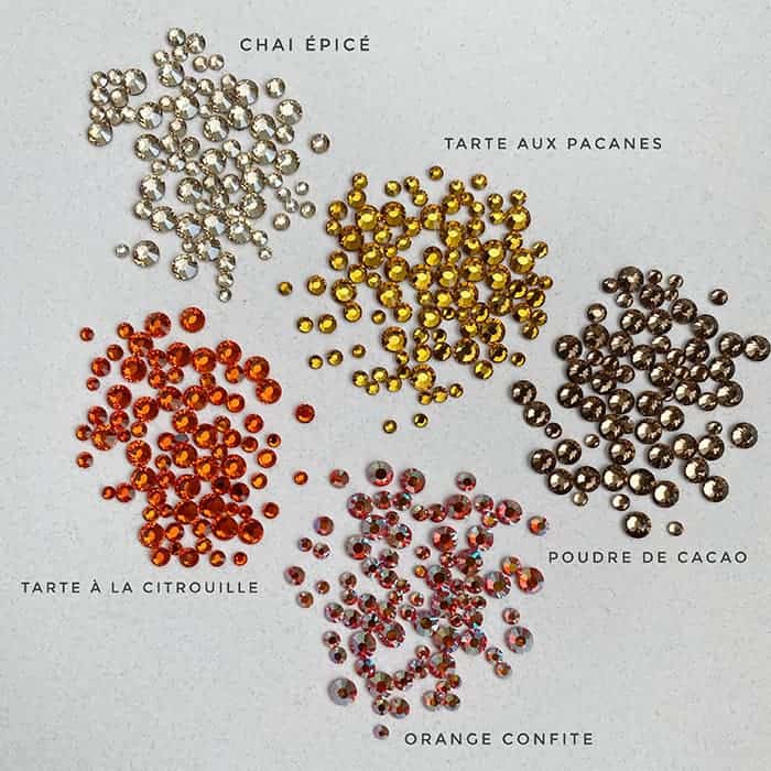 DIAMANTS COLLECTION SAVEURS D'AUTOMNE | 5 COULEURS - MEM
