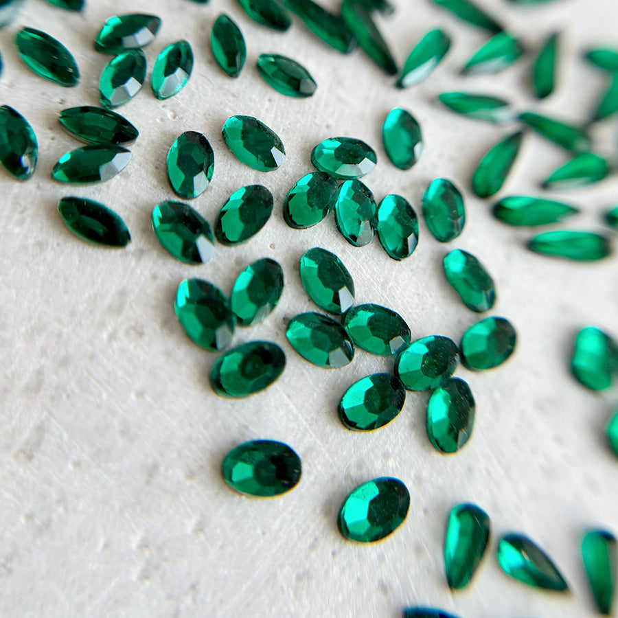 ENSEMBLE COMPLET | DIAMANTS FORMES | ÉMERAUDE EXTRA - MEM