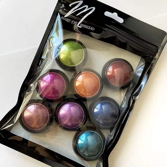 ENSEMBLE DE 8 POUDRES CHROMES | MEM