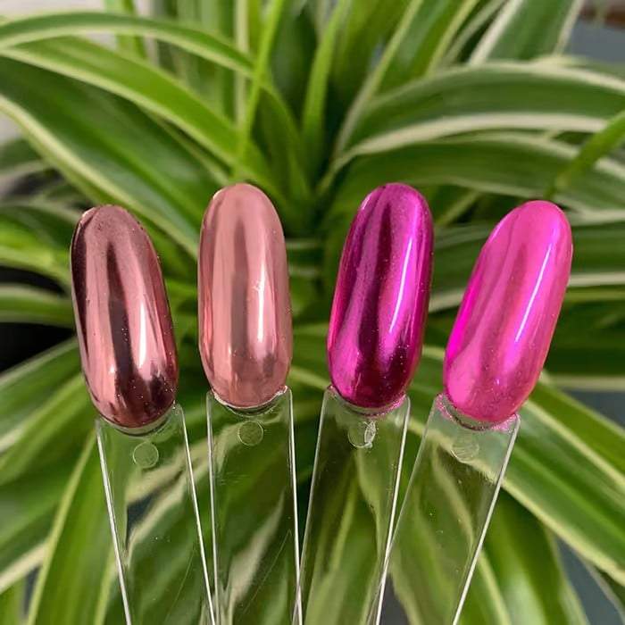 ENSEMBLE DE 8 POUDRES CHROMES | MEM