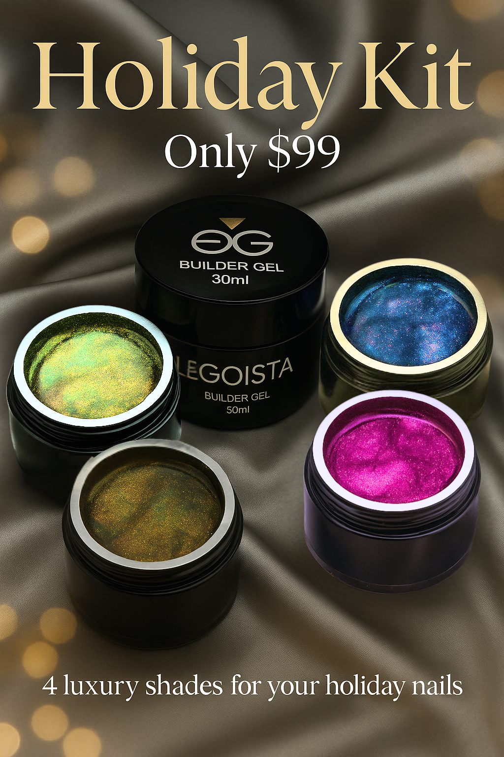 LIMITED EDITION GLITTER COVER COLLECTION | EGOISTA BUILDING GEL