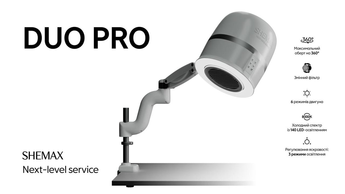 DUO PRO – COLLECTEUR DE POUSSIÈRE PROFESSIONNEL PAR LE HAUT - SHEMAX