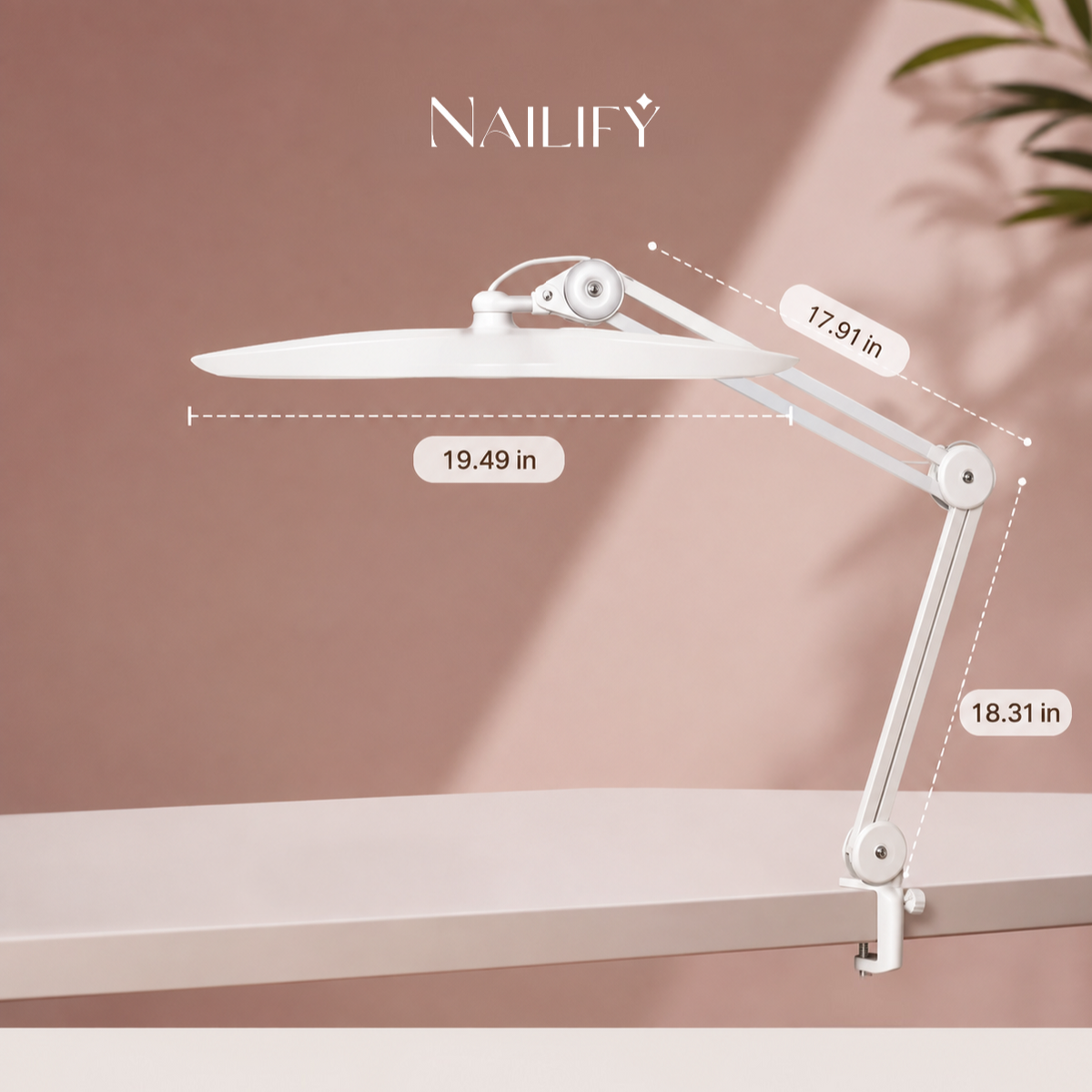 ADJUSTABLE LED TABLE LAMP | WHITE