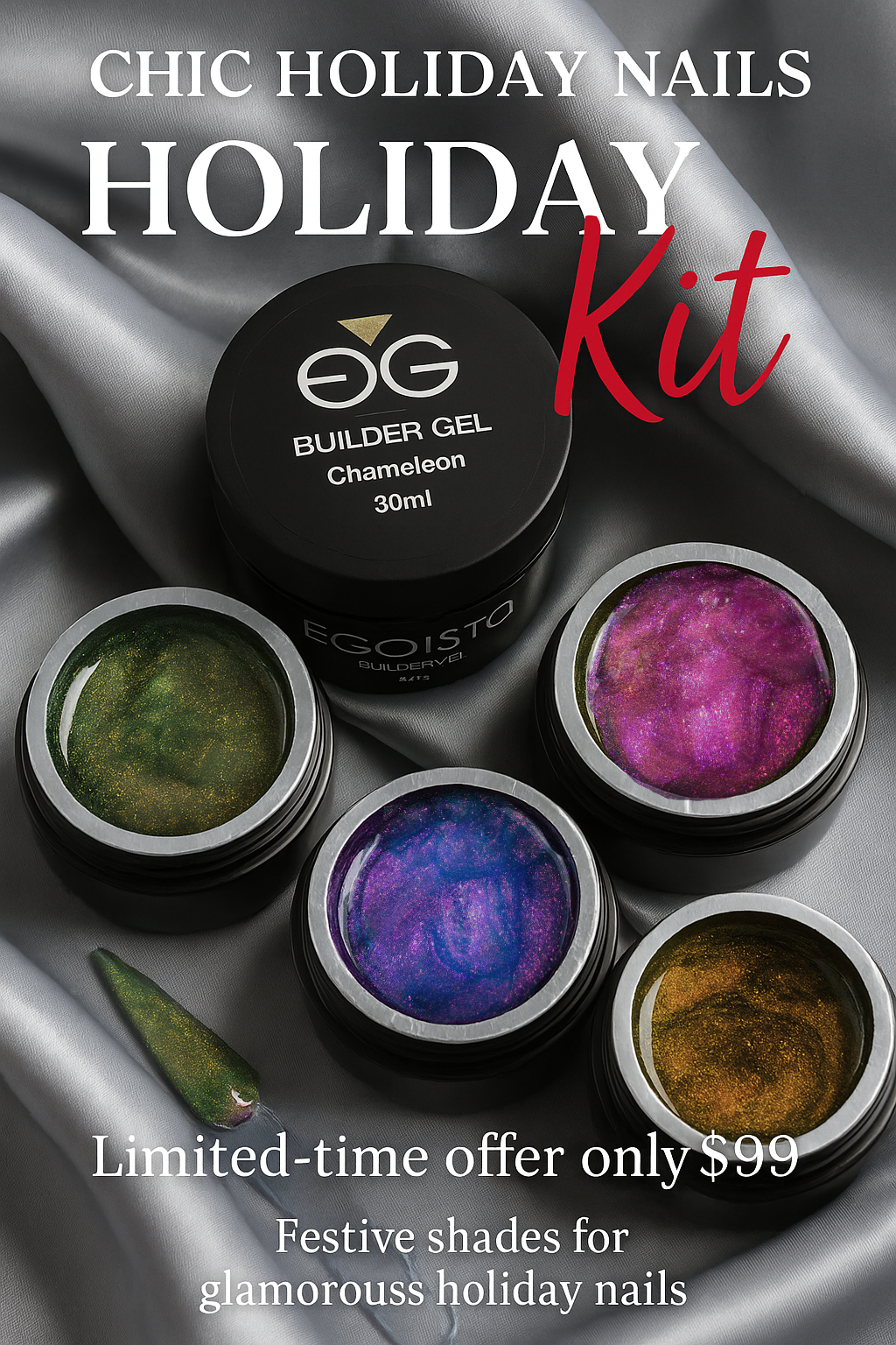 LIMITED EDITION GLITTER COVER COLLECTION | EGOISTA BUILDING GEL