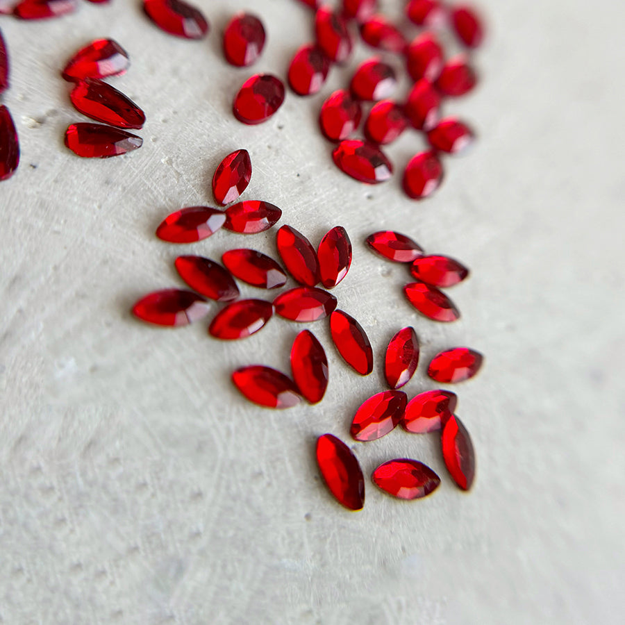 ENSEMBLE COMPLET | DIAMANTS FORMES | ROUGE - MEM