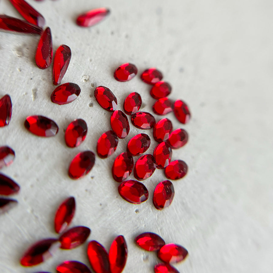 ENSEMBLE COMPLET | DIAMANTS FORMES | ROUGE - MEM