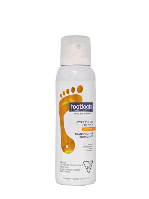 MOUSSE POUR TRANSPIRATION PIEDS MOITES - FOOTLOGIX