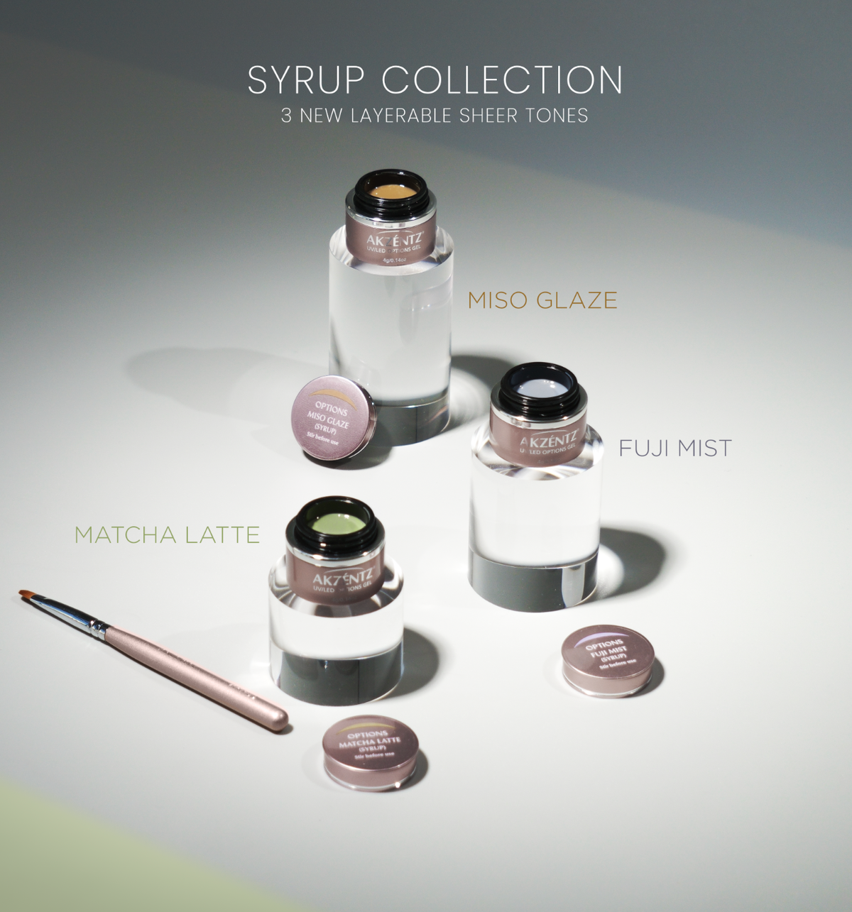 COLLECTION OPTIONS JAPAN COLLECTION S/S 2025 | TRIO SYRUP GEL - AKZENTZ