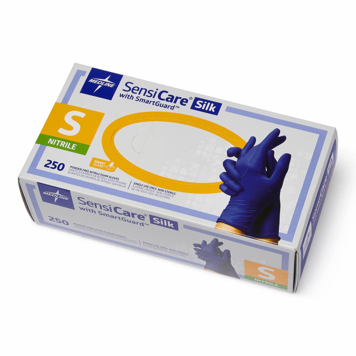 GANTS DE NITRILE SENSICARE SILK MEDLINE - PETIT - 250 UNITÉS NAILIFY
