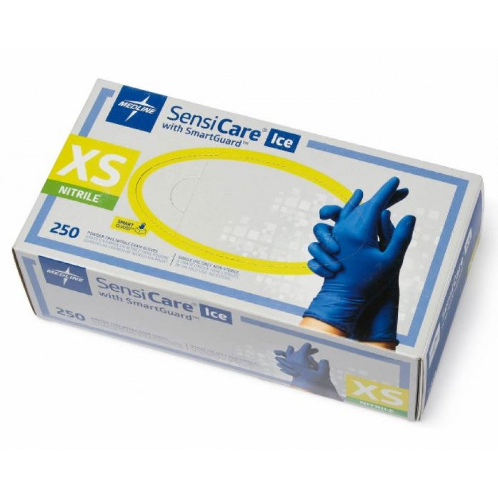 GANTS DE NITRILE SENSICARE SILK MEDLINE - TRÈS PETIT - 250 UNITÉS NAILIFY