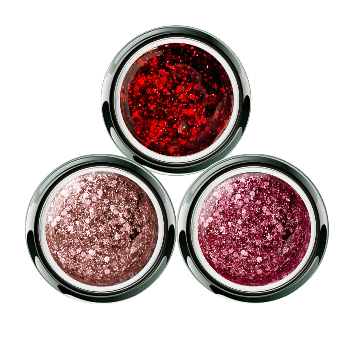 GEL PLAY GLITTER - SCARLET FANTASY NAILIFY RED COLOR UV/LED GEL