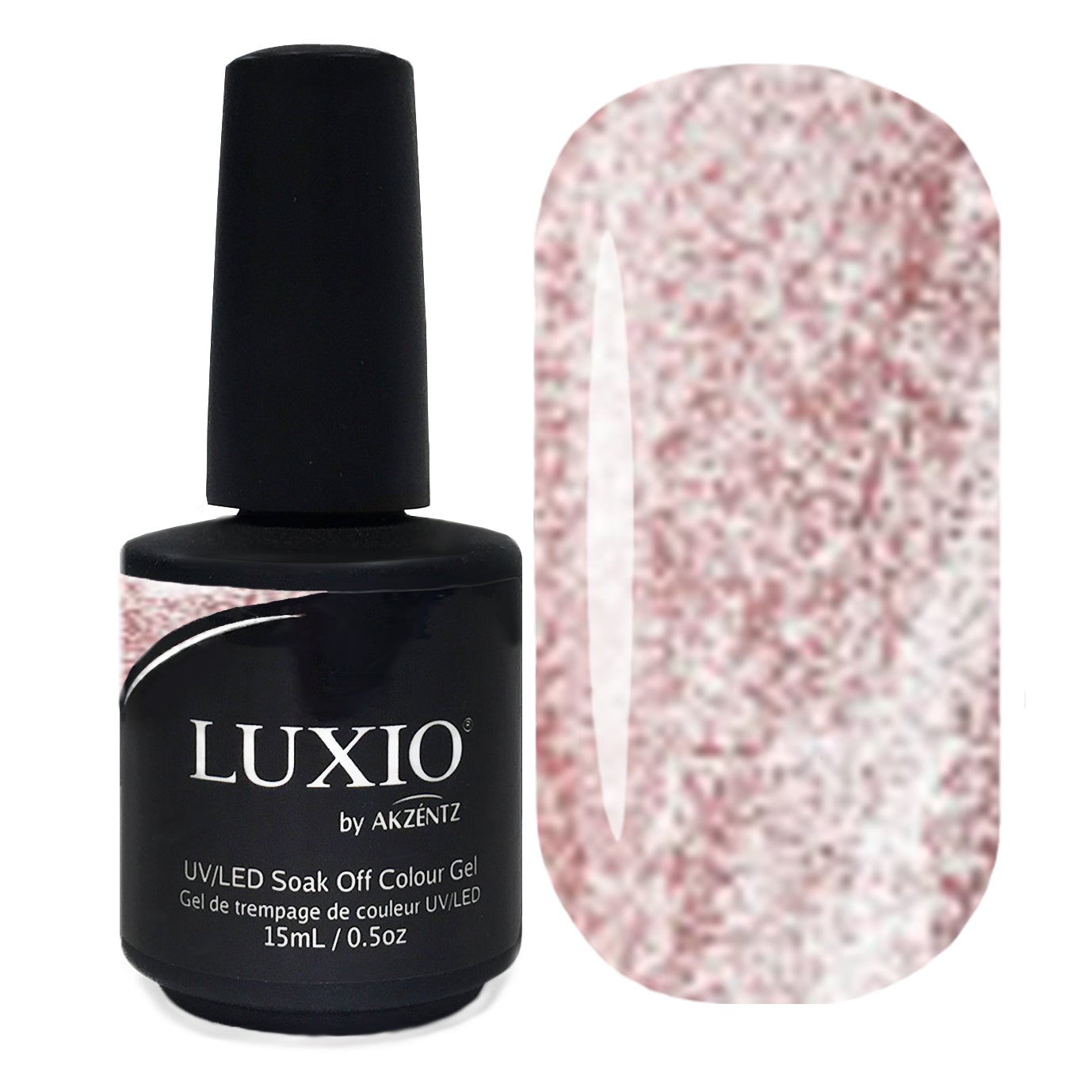 LUXIO CHANCE | SPARKLING PINK UV/LED GEL POLISH - AKZENTZ