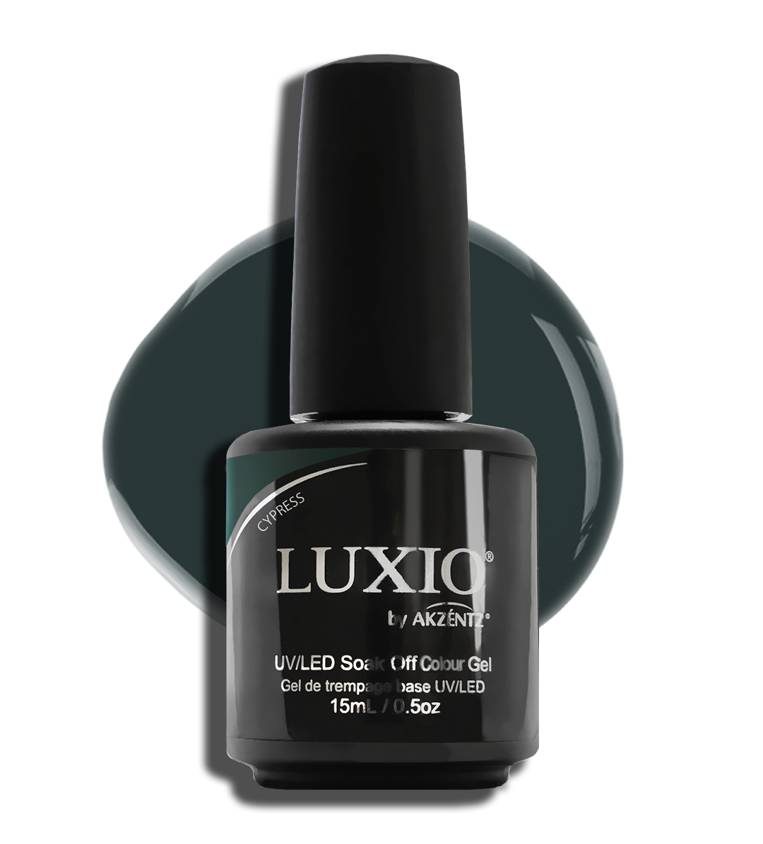 LUXIO CYPRESS | FOREST GREEN COLOR UV/LED GEL POLISH - AKZENTZ