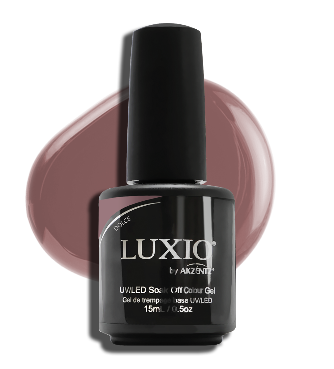 LUXIO DOLCE | UV/LED GEL POLISH IN BROWN/MAUVE COLOR - AKZENTZ