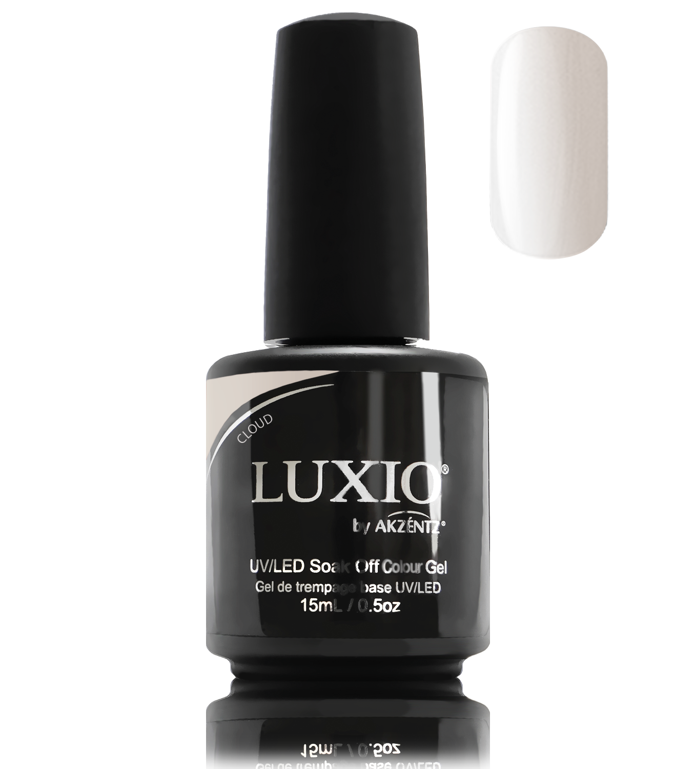 LUXIO CLOUD | VERNIS GEL UV/LED DE COULEUR BLANC NUAGEUX - AKZENTZ