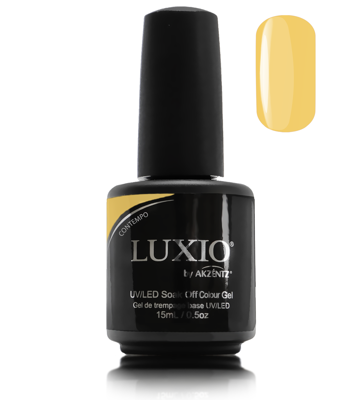 LUXIO - CONTEMPO GEL UV/LED DE COULEUR JAUNE MANUCURE
