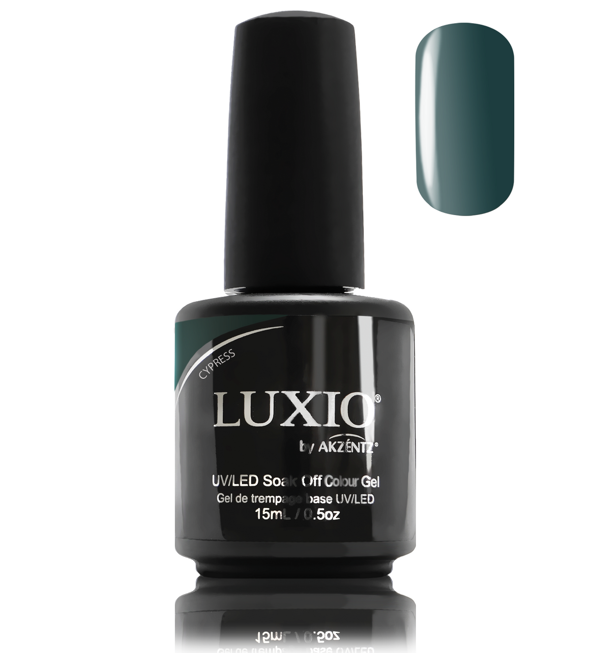 LUXIO CYPRESS | FOREST GREEN COLOR UV/LED GEL POLISH - AKZENTZ