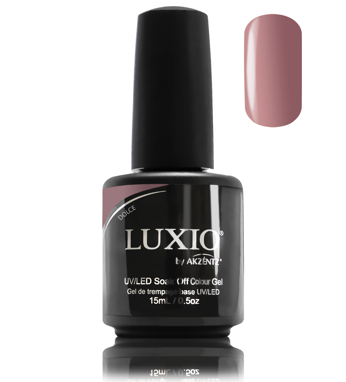 LUXIO DOLCE | UV/LED GEL POLISH IN BROWN/MAUVE COLOR - AKZENTZ